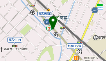 西日本シティ銀行 高宮支店の地図画像