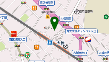 西日本シティ銀行 大橋支店の地図画像