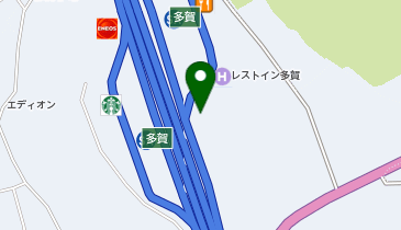伝説のすた丼 多賀SA(下り線)店の地図画像
