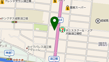 伝説のすた丼 深江橋店【FC・デリバリー専門】の地図画像