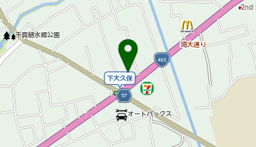 伝説のすた丼 埼大通り店【FC】の地図画像
