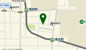伝説のすた丼 松山店【FC・デリバリー専門】の地図画像