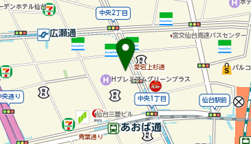 伝説のすた丼 仙台名掛丁店の地図画像
