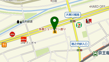 伝説のすた丼 堀之内店【FC】の地図画像