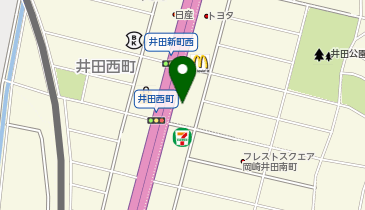 伝説のすた丼 岡崎店【FC・デリバリー専門】の地図画像