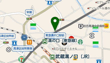 伝説のすた丼 溝の口店の地図画像
