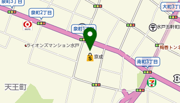 MACKINTOSH LONDON 水戸京成百貨店の地図画像