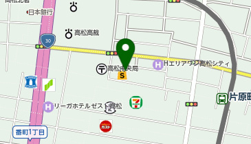 MACKINTOSH LONDON 高松三越の地図画像
