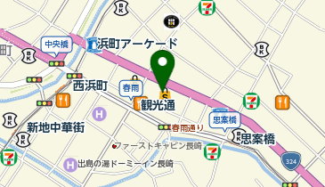 MACKINTOSH LONDON 長崎浜屋の地図画像
