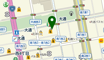 MACKINTOSH LONDON 丸井今井札幌本店の地図画像
