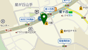 MACKINTOSH LONDON 星ケ丘三越の地図画像