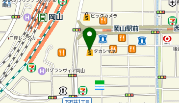 ちふれ 岡山高島屋の地図画像