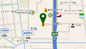 ちふれ イトーヨーカドー木場店の地図画像