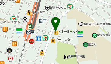 ちふれ イトーヨーカドー松戸店の地図画像