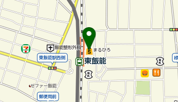 ちふれ まるひろ飯能店の地図画像