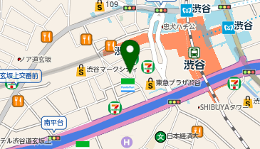 名代富士そば 道玄坂店の地図画像