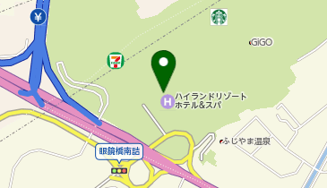 名代富士そば 富士急ハイランド店(現金不可)の地図画像