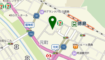 パソコン教室アビバ 徳島校の地図画像