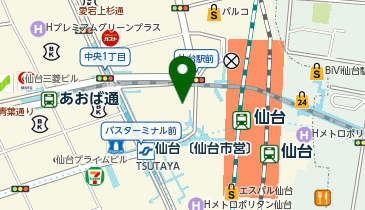 パソコン教室アビバ 仙台駅前校の地図画像