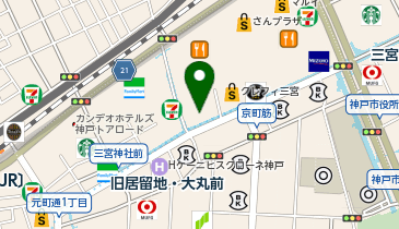 パソコン教室アビバ 三ノ宮校の地図画像