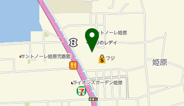 からあげやカリッジュ フジ姫原店の地図画像