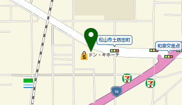 からあげやカリッジュ ドン・キホーテ松山店の地図画像