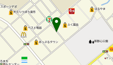 からあげやカリッジュ 新都心店の地図画像