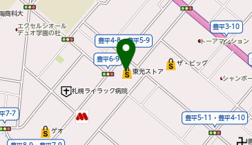 クイックカットBB 東光ストア豊平店の地図画像
