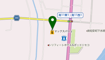クイックカットBB マックスバリュ倶知安店の地図画像