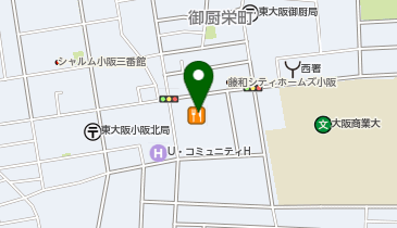 クイックカットBB イオンタウン小阪店の地図画像