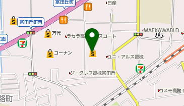 クイックカットBB イオンフードスタイル摂津富田店の地図画像