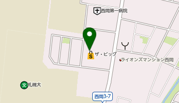 クイックカットBB ザ・ビッグ西岡店の地図画像