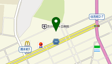クイックカットBB マックスバリュ苫小牧清水店の地図画像