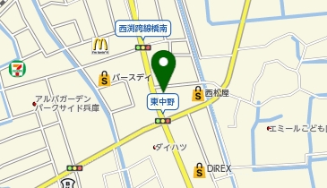 星乃珈琲店 佐賀兵庫店の地図画像