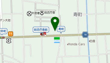 星乃珈琲店 大垣店の地図画像