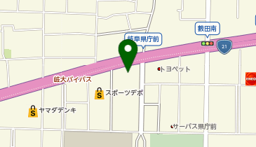 星乃珈琲店 岐阜県庁前店の地図画像