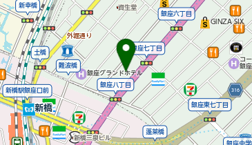 星乃珈琲店 銀座8丁目店の地図画像