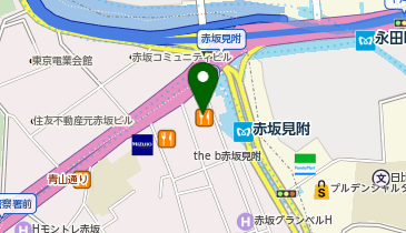 星乃珈琲店 赤坂見附店の地図画像