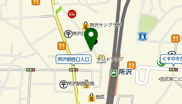 星乃珈琲店 所沢プロペ通り店の地図画像