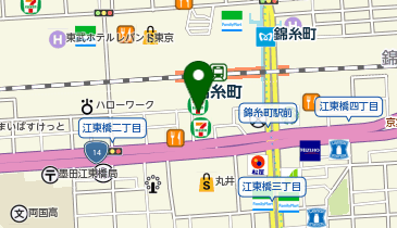 星乃珈琲店 錦糸町駅前店の地図画像
