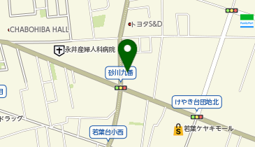 星乃珈琲店 立川若葉町店の地図画像