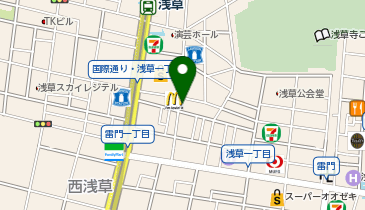 星乃珈琲店 浅草店の地図画像