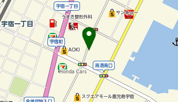 星乃珈琲店 鹿児島新栄店の地図画像