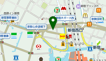 星乃珈琲店 西新宿店の地図画像