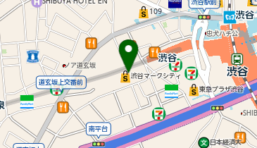 なんぼや 渋谷マークシティ店の地図画像