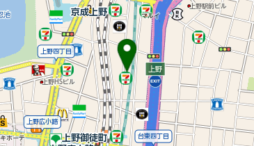 なんぼや 上野店の地図画像