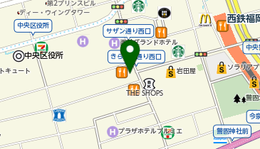 なんぼや 福岡天神店の地図画像