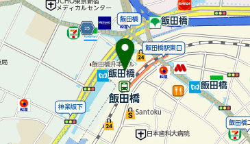なんぼや 飯田橋ラムラ店の地図画像