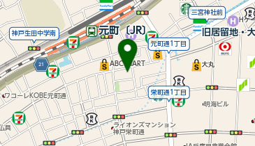なんぼや 神戸元町店の地図画像