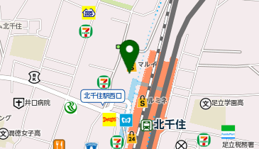 なんぼや 北千住マルイ店の地図画像